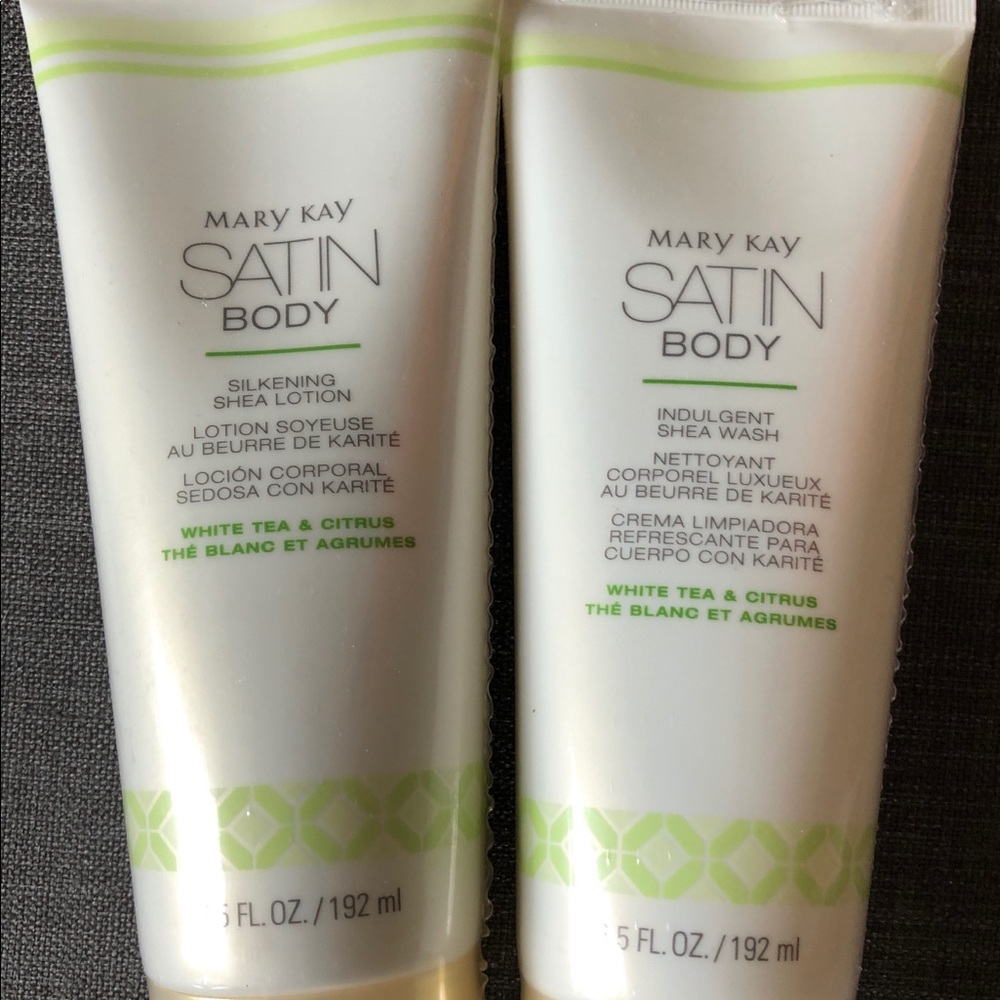 Mary Kay Satin Body Shea Wash and Lotion Set